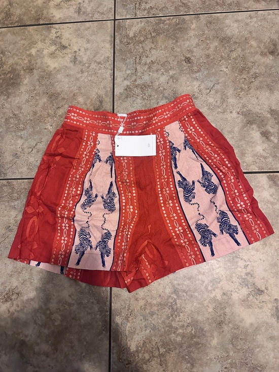 Caroline Constas Pants - Caroline Constas Tiger Shorts